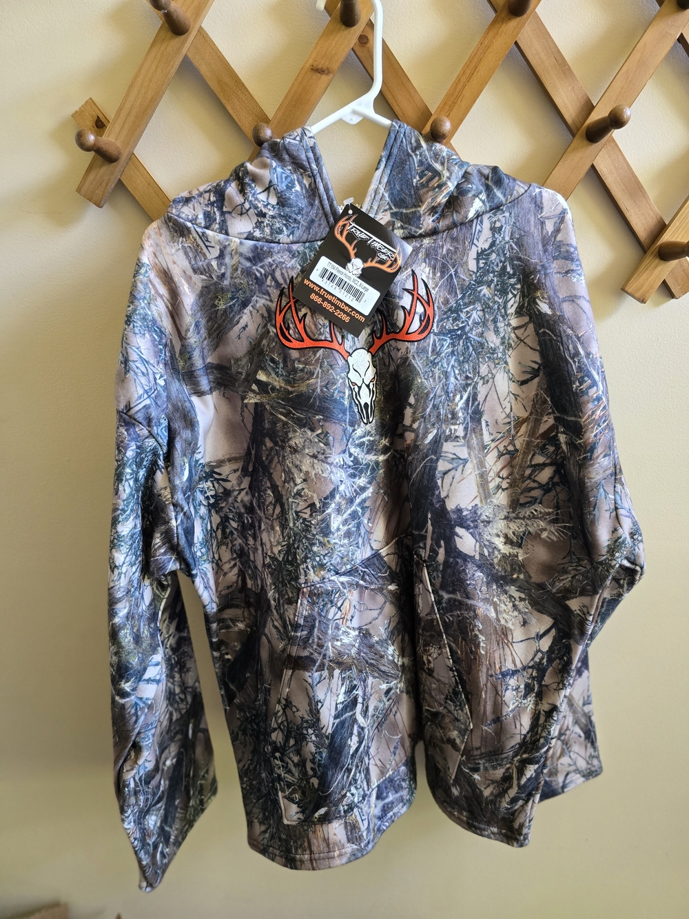 Mens XL NWT True Timber Camo Hoodie